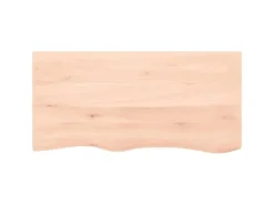 vidaXL Waschtischplatte 100x50x6 cm Massivholz Unbehandelt* Regale Massivholz
