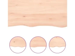 vidaXL Waschtischplatte 100x50x6 cm Massivholz Unbehandelt* Regale Massivholz