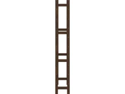 vidaXL Weinregal für 77 Flaschen Braun Massivholz Kiefer* Regale Massivholz