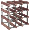 vidaXL Weinregal für 12 Flaschen Braun Massivholz Kiefer 32,5 x 22,5 x 32,5 cm* Flaschenregale