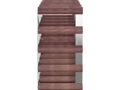 vidaXL Weinregal für 20 Flaschen Braun Massivholz Kiefer 41,5 x 22,5 x 41,5 cm* Flaschenregale