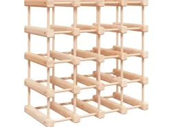 vidaXL Weinregal für 20 Flaschen 46,5x23x46,5 cm Massivholz Kiefer