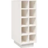 vidaXL Weinregal Weiß 23x34x61 cm Massivholz Kiefer* Regal Weiß