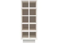 vidaXL Weinregal Weiß 23x34x61 cm Massivholz Kiefer* Regal Weiß