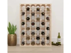 vidaXL Weinregal 70x33x94 cm Massivholz Kiefer* Flaschenregale