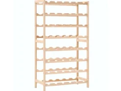 vidaXL Weinregal Zedernholz 57,5 x 28 x 102 cm* Flaschenregale