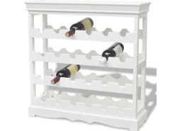 vidaXL Weinschrank Abreu Weiß
