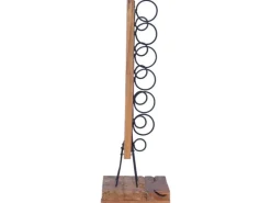 vidaXL Weinständer für 6 Flaschen 35x35x100 cm Massivholz Teak* Flaschenregale