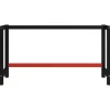 vidaXL Werkbankgestell Metall 150x57x79 cm Schwarz und Rot