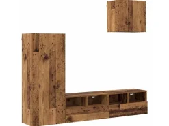 vidaXL Wohnwand 4-Tlg Holzwerkstoff 3402779* Wohnwände