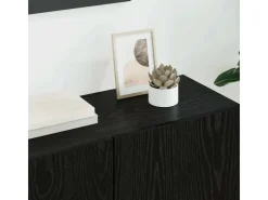 vidaXL Wohnwand 5-Tlg Schwarz Eichen-Optik Holzwerkstoff 3402772* Wohnwände
