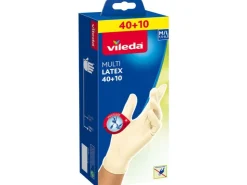 Vileda Einmalhandschuh NATURAL LATEX 40+10 M/L* Reinigung