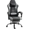 Vinsetto Ergonomischer Gaming Stuhl Höhenverstellbar 62x52x128 cm* Stühle