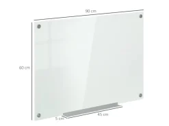 Vinsetto Whiteboard mit 4 Stifte 6 Magnete 1 Schwamm* Stifte