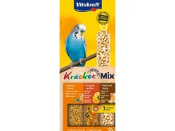 Vitakraft Vogel-Ergänzungsfutter Kräcker Mix Honig/Orange/PopCorn 3 Stück (80 g)* Vogelbedarf