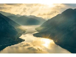 Komar Vlies Fototapete Gold Mountains 400x250 cm