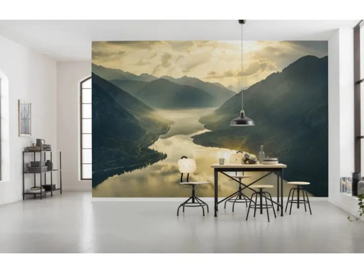 Komar Vlies Fototapete Gold Mountains 400x250 cm