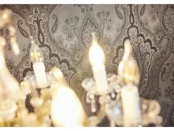 AS-Creation Vliestapete Barock Ornament Glänzend Glatt Schwarz Dunkelgrau FSC®