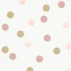 Superfresco easy Vliestapete Punkte Rosa-Gold