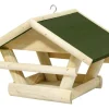 Vogelfutterhaus aus Pinie 20 cm x 26 cm* Vogelbedarf