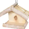Vogelfutterstation Strohdach 9 cm x 19 cm* Vogelbedarf