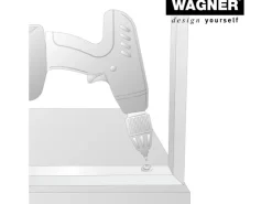 Wagner design yourself Wagner Designrahmen 710 mm x 300 mm Schwarz* Regale Schwarz|Hocker