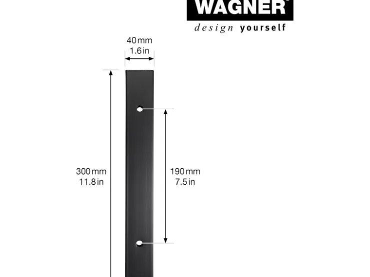 Wagner design yourself Wagner Designrahmen 710 mm x 300 mm Schwarz* Regale Schwarz|Hocker