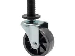 Wagner design yourself Wagner Lenkrolle Verzinkt Tragkraft 50 kg mit Gleitlager Stift & Hülse Ø 47 mm