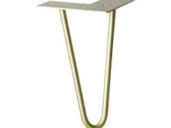 Wagner design yourself Wagner Möbelbein Hairpin Länge 200 mm Pearl Gold