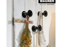 Wagner design yourself Wagner Möbelbein Industrial Pipe Ø 32,5 mm Länge 100 mm Schwarz