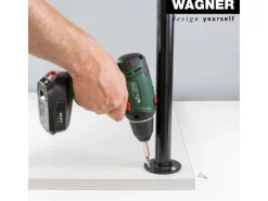 Wagner design yourself Wagner Möbelbein Industrial Pipe Ø 32,5 mm Länge 100 mm Schwarz