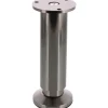 Wagner Möbelfuß Ø 3,8 cm Länge 15 cm - 16,5 cm Edelstahl-Optik* Kommode