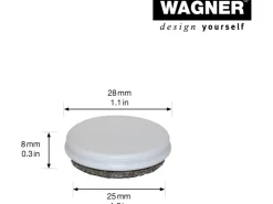 Wagner Möbelfuß Justus Lounge QuickClick 4er Set* Sofas|Sideboards