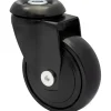 Wagner design yourself Wagner Möbel-Lenkrolle 3C-Serie Softrolle mit Rückenloch Kugellager Schwarz* Vitrinen