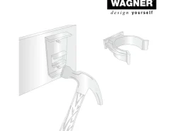 Wagner design yourself Wagner Sockelverstellfuß Justierbar L 115-185 mm Schwarz 4 Stück