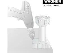 Wagner design yourself Wagner Sockelverstellfuß Justierbar L 115-185 mm Schwarz 4 Stück