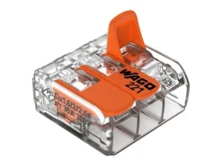 Wago Hebelklemme Ø 0,5 - 6 mm² 3-polig 5 Stück* Leitern