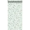 Walls4You Tapete Terrazzo-Motiv Mintgrün 0,53 x 10,05 m 935315