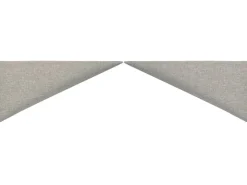 Wandkissen Dreieck 15 cm x 30 cm Hellgrau Struktur