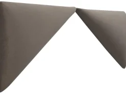 Wandkissen Dreieck 15 cm x 30 cm Samt* Kissen