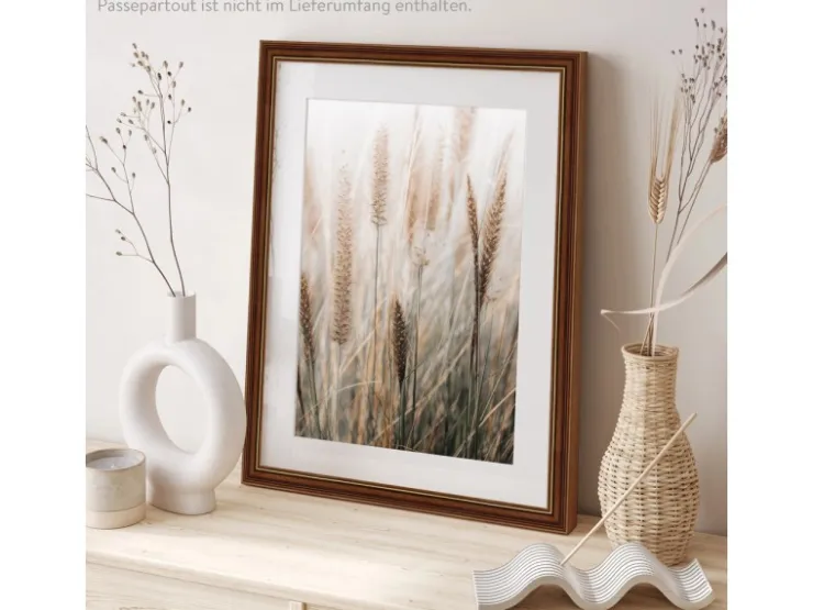 WANDStyle Bilderrahmen H182 aus Massivholz in Braun 10 x 15 cm im Stil Antik
