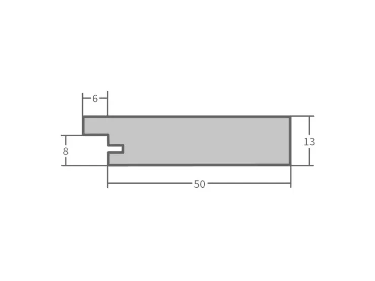WANDStyle Bilderrahmen H780 aus Massivholz in -Optik 30 x 40 cm im Stil Modern