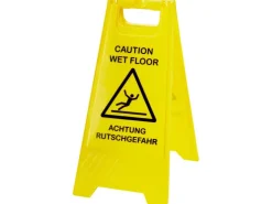 Warnschild "Achtung Rutschgefahr" Gelb