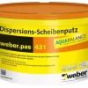 Saint-Gobain Weber weber.pas 431 Aquabalance Dispersions-Scheibenputz 2 mm 25 kg* Außen-Fassadenfarben