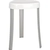 Wenko Badhocker Corrente Aluminium/Kunststoff Weiß* Hocker