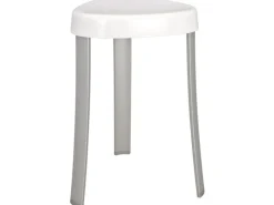 Wenko Badhocker Corrente Aluminium/Kunststoff Weiß* Hocker
