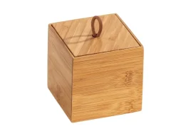 Wenko Bambus Box Terra S mit Deckel 0.45 l Bambus 9 x 9 x 9 cm natur* Stifte