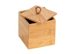 Wenko Bambus Box Terra S mit Deckel 0.45 l Bambus 9 x 9 x 9 cm natur* Stifte