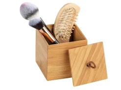 Wenko Bambus Box Terra S mit Deckel 0.45 l Bambus 9 x 9 x 9 cm natur* Stifte