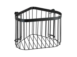 Wenko Eckablage Classic Plus Black Stahl 23,5 x 16,5 x 18,5 cm Schwarz* Weitere Regale|Eckregale
